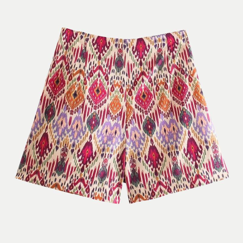 traseira do Short Saia Estampado Anubis